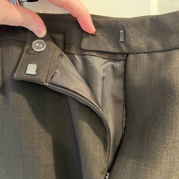 Suit Studio Dark Brown Heathered Pant Suit – Jacket 18 / Pants 18 - Picture 6 of 16